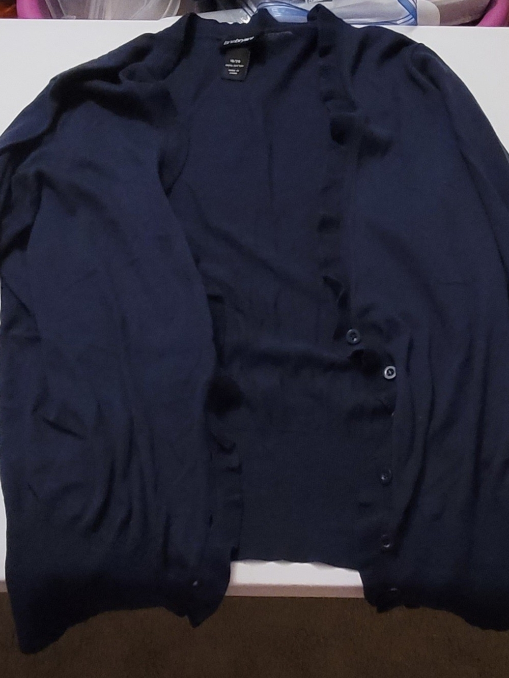Lane Bryant Navy Cotton Cardigan Size 18/20